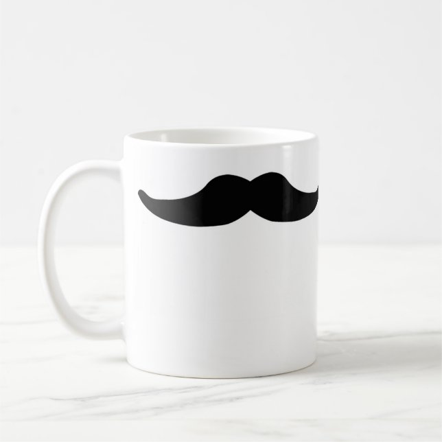 Moustache Coffee Mug (Left)