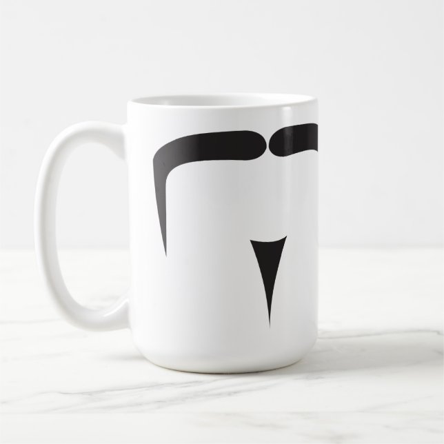moustache coffee mug (Left)
