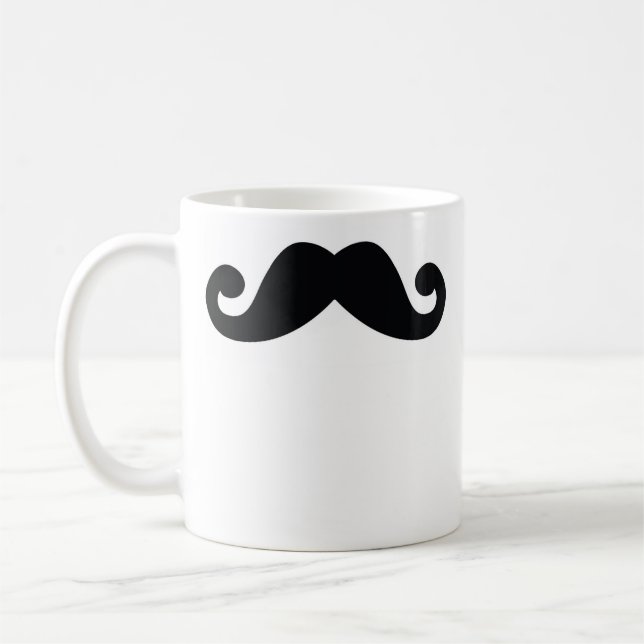Moustache Coffee Mug (Left)