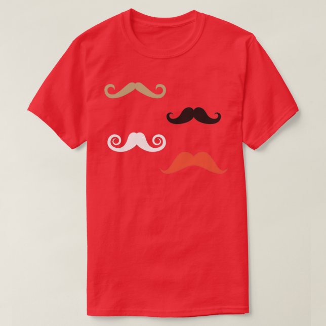Moustache compilation T-Shirt (Design Front)
