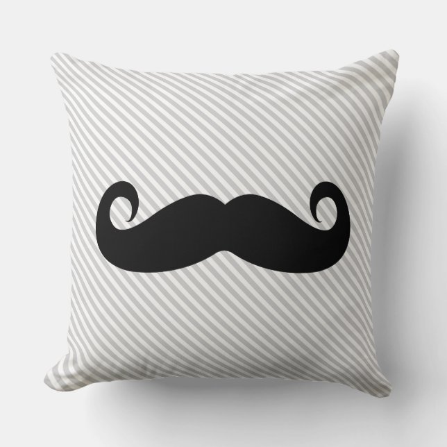 Moustache Cushion (Front)