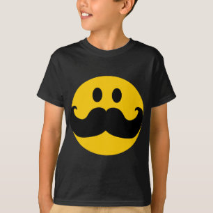 Moustache Customisable background colour) T-Shirt