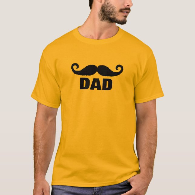 moustache dad T-Shirt (Front)