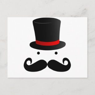 Moustache Design Postcard