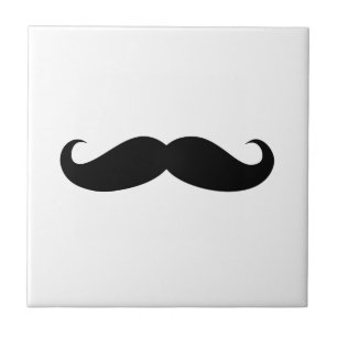 Moustache Disguise Funny Tile