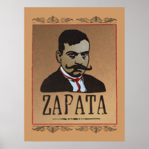 Moustache - Emiliano Zapata Poster
