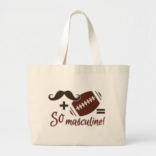 Moustache & Football bag - choose style