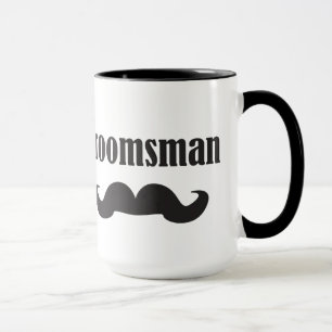 Moustache Groomsman Mug