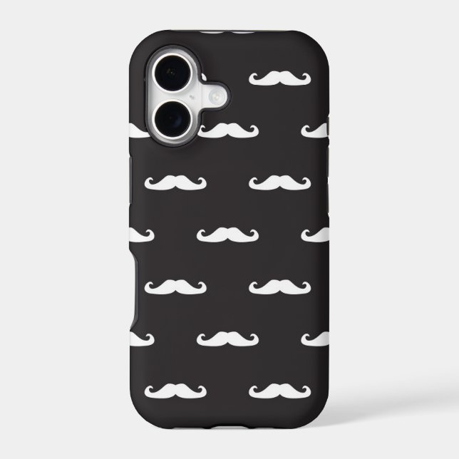 Moustache hipster pattern (Back)