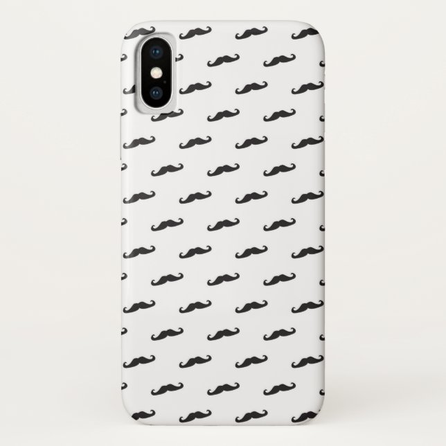 Moustache hipster pattern 2 Case-Mate iPhone case (Back)