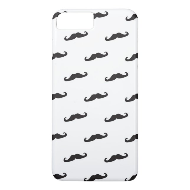 Moustache hipster pattern 2 Case-Mate iPhone case (Back)