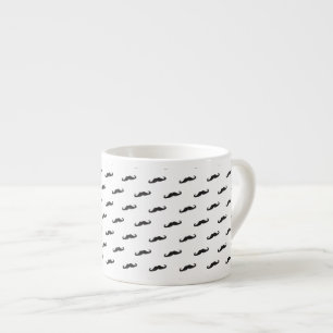 Moustache hipster pattern 2 espresso cup