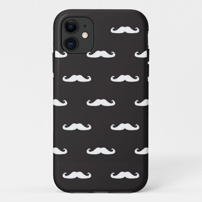 Moustache hipster pattern Case-Mate iPhone case (Back)