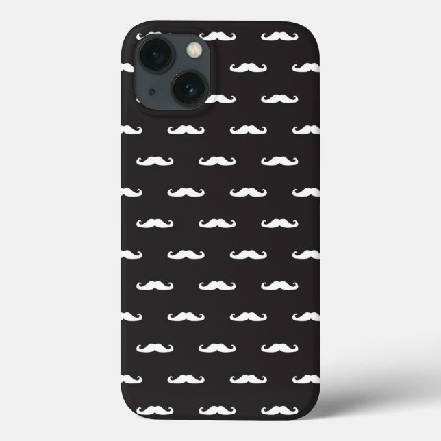 Moustache hipster pattern Case-Mate iPhone case (Back)