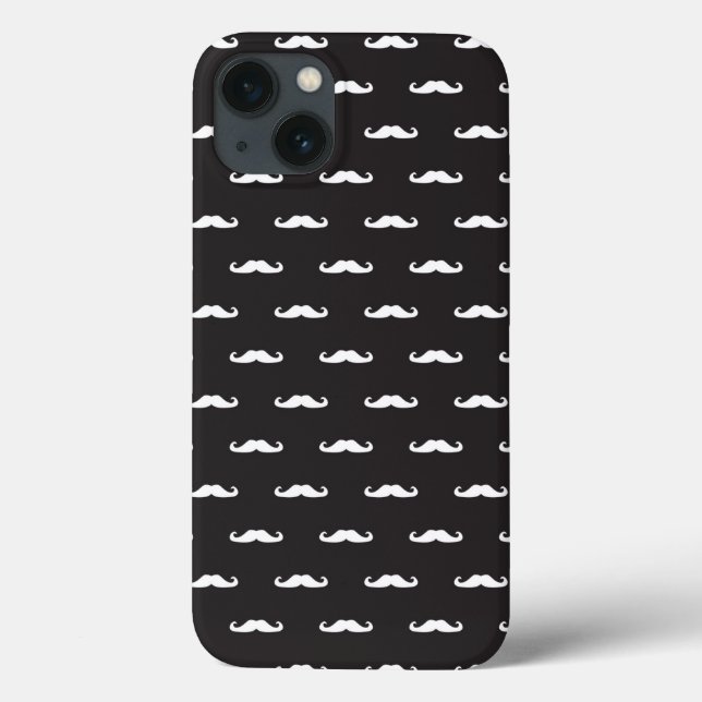 Moustache hipster pattern Case-Mate iPhone case (Back)