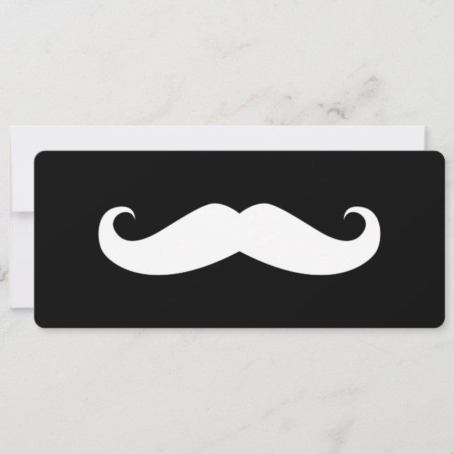 Moustache Invitation (Front)