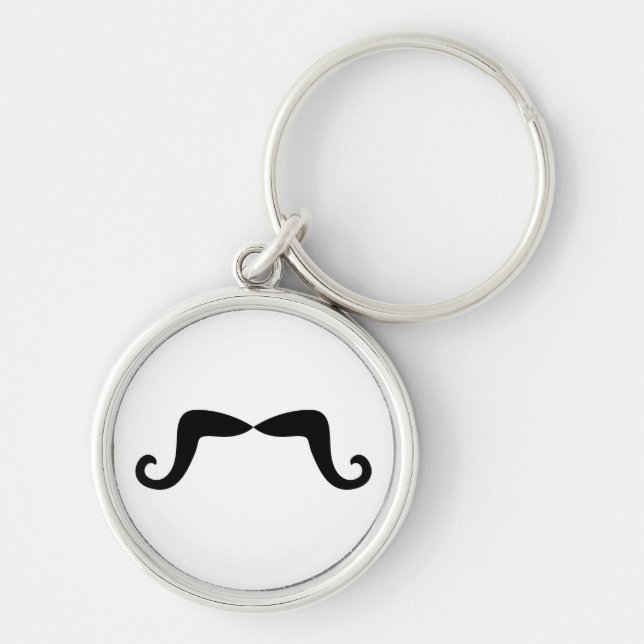 Moustache Keychain (Front)