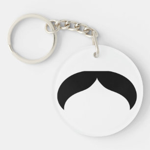 Moustache Keychain