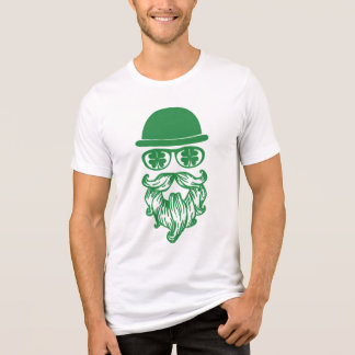 Moustache Leprechauns St. Patrick's Day Tri-Blend Shirt