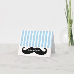 Moustache LIl Man Thank You Card Note Card