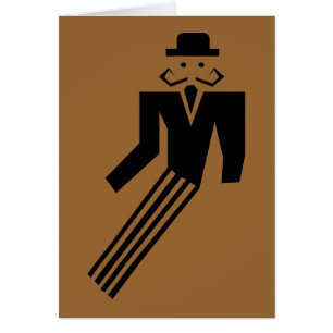 Moustache Man - Art Deco
