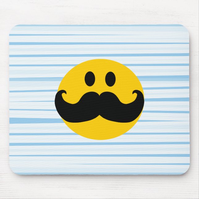 Moustache Mouse Pad (Front)