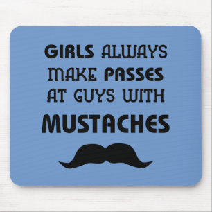 Moustache Mouse Pad