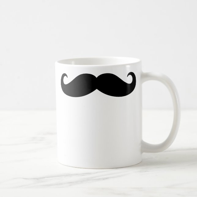 Moustache Moustache, Moustache design Coffee Mug (Right)