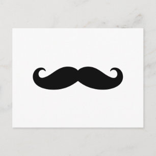 Moustache Moustache, Moustache design Postcard