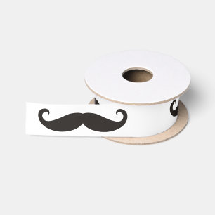 Moustache / Moustache / Schnurrbart + your ideas Satin Ribbon