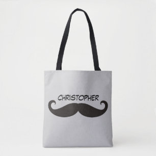 Moustache / Moustache / Schnurrbart + your ideas Tote Bag