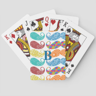 Moustache  Mr. Hipster Vintage Retro Playing Cards