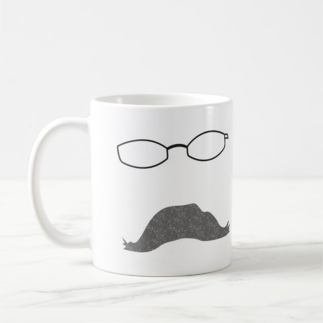Moustache Mug (Left)