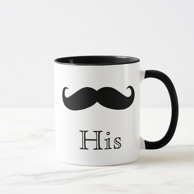 Moustache Mug (Right)
