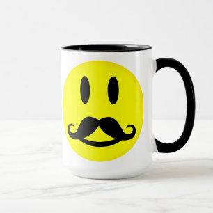 Moustache mug - choose style, customise