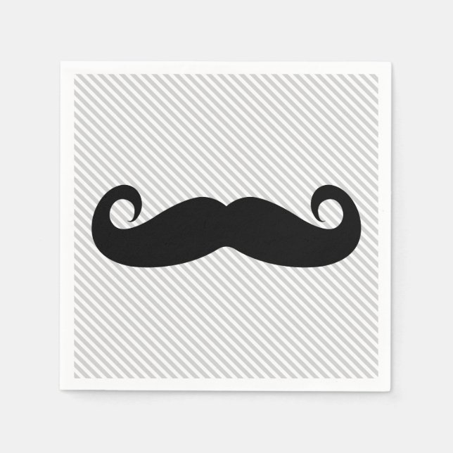 Moustache Napkin (Front)