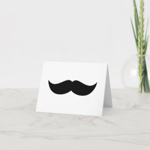 Moustache Note Card
