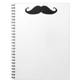 Moustache notebook