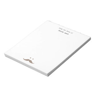 moustache! notepad
