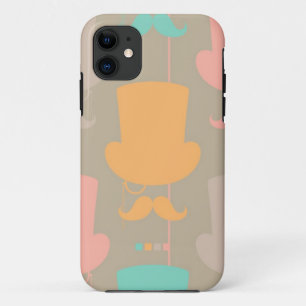 Moustache pattern 2 iPhone 11 case