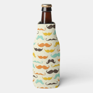 Moustache pattern 3 bottle cooler