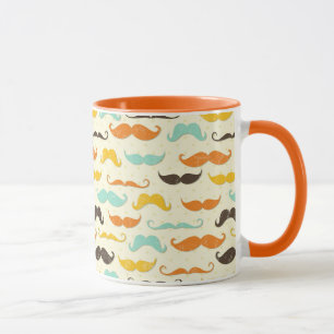 Moustache pattern 3 mug