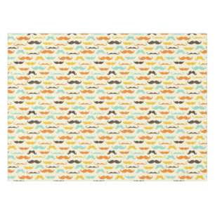 Moustache pattern 3 tablecloth