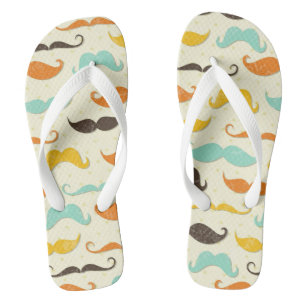 Moustache pattern 3 thongs