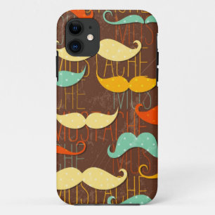 Moustache pattern iPhone 11 case