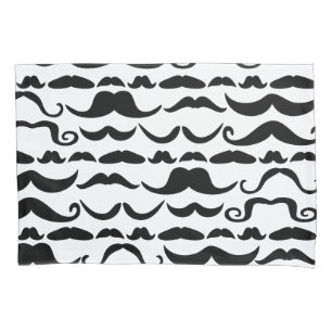 Moustache Pattern Pillowcase