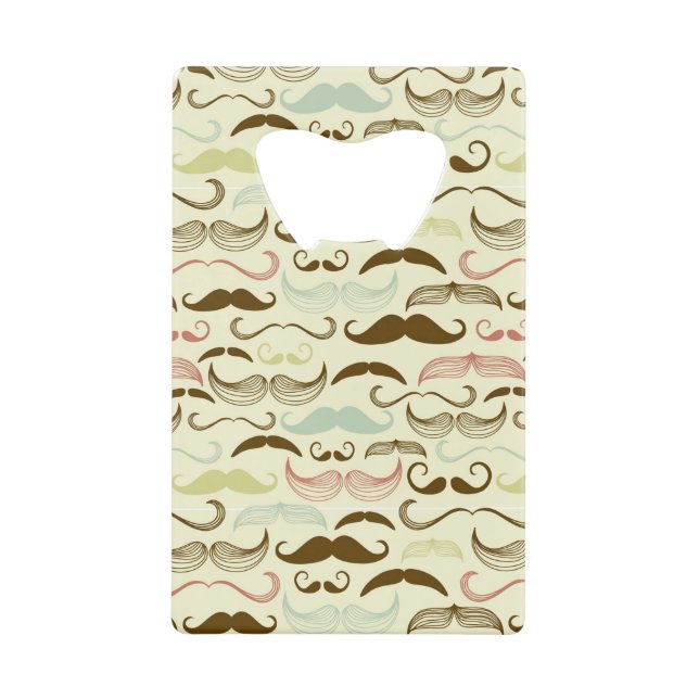 Moustache pattern, retro style 4 (Front)