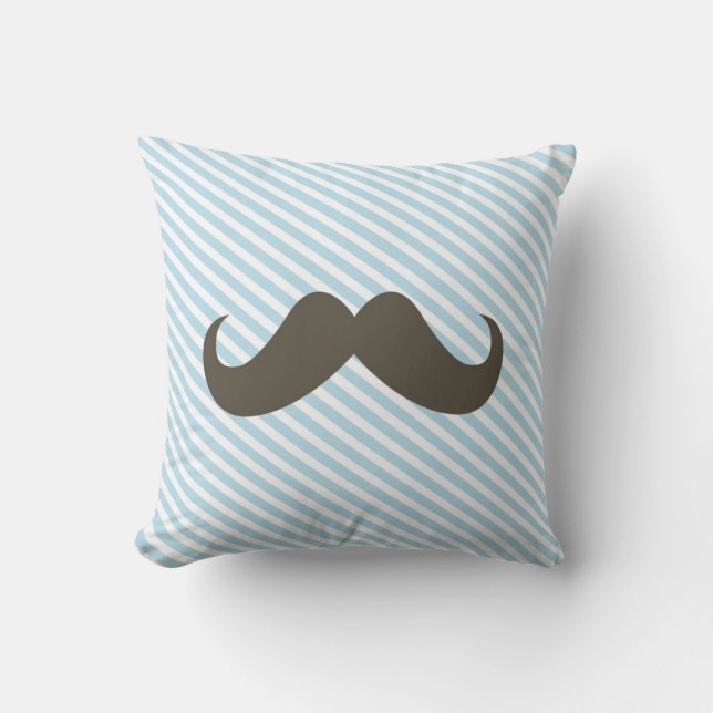 Moustache Pillow (Front)