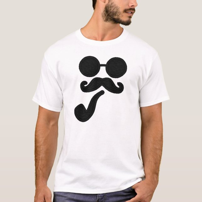 Moustache Pipe T-Shirt (Front)