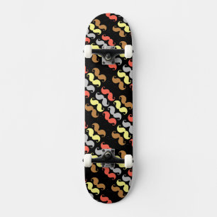 Moustache Rainbow Skateboard